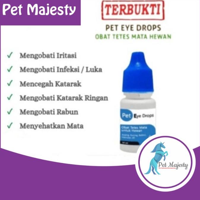 ORIGINAL Pet Eye Drops - Obat Tetes Mata Hewan Anjing Kucing Kelinci Asli
