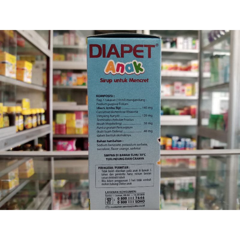 DIAPET ANAK SIRUP 60 ML - ED 07/2024