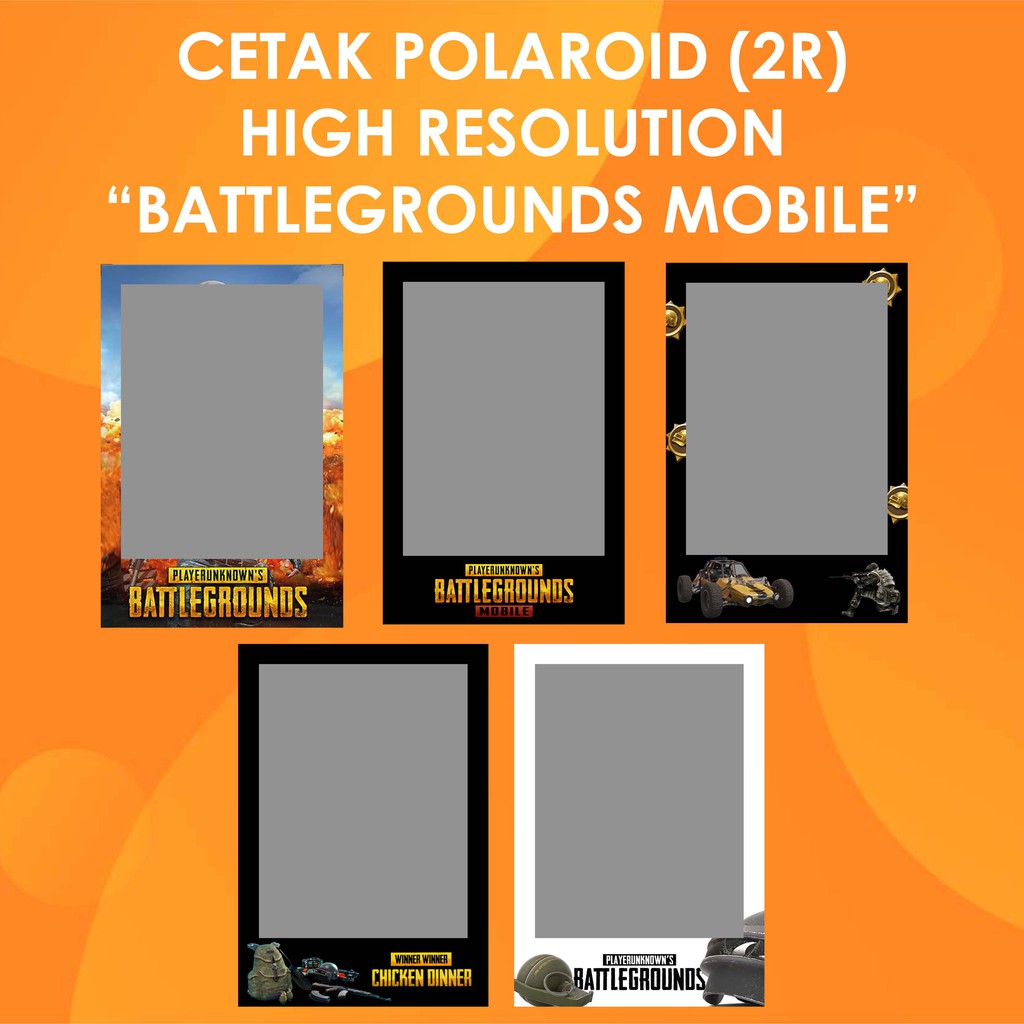 

CETAK FOTO POLAROID 2R MOTIF PUBG (HASIL TAJAM, KERTAS TEBAL & LAMINASI 2 SISI)