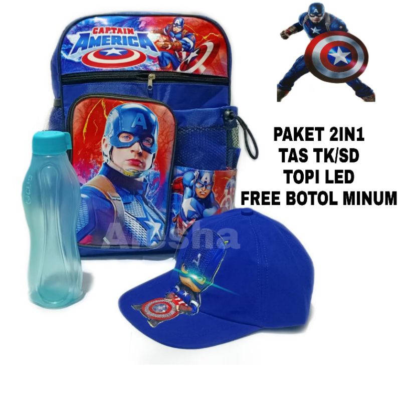 Tas Kaptn Ransel anak laki laki TK SD