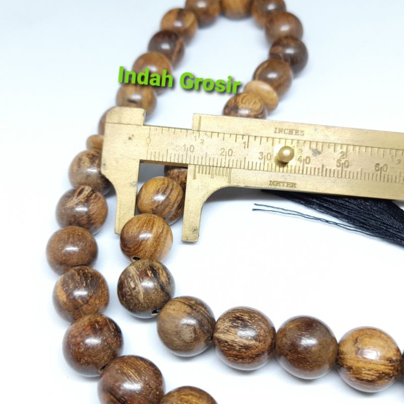 TASBIH GAHRU BUAYA 33BUTIR 10MM 12MM 14MM DI JAMIN ORIGINAL 100% NATURAL