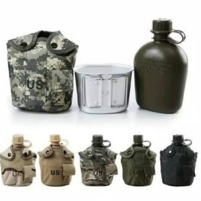 Botol minum pinggang tempur peples import