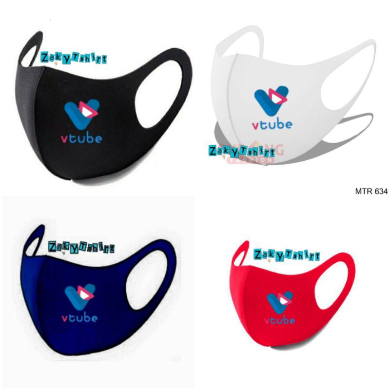 Masker Scuba Grade A Logo Vtube