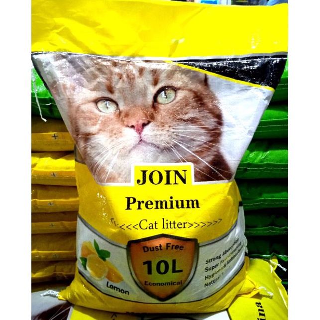 pasir join premium bentonite 10litter aroma lemon