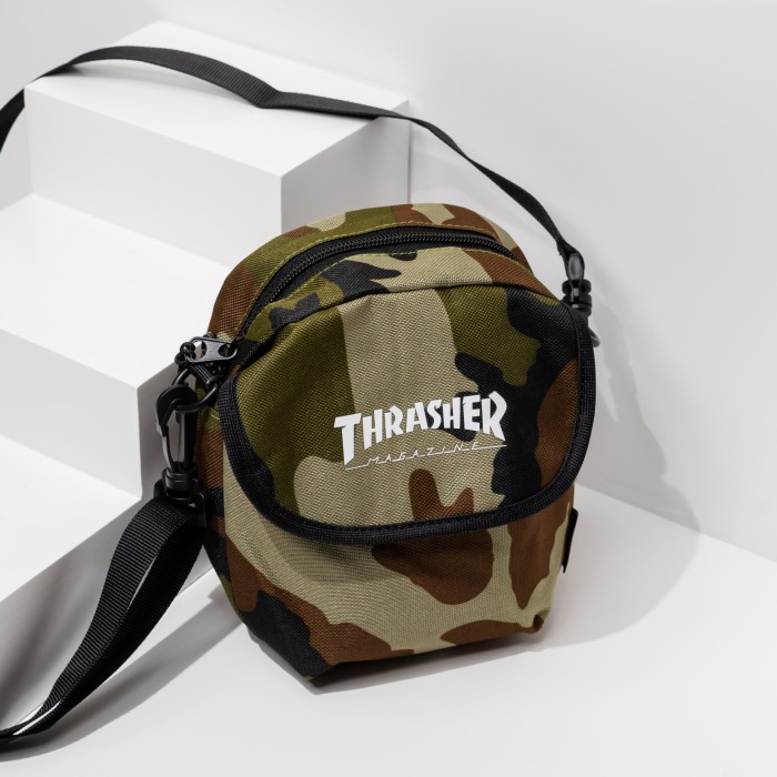 Thrasherr JLP Hometown Adventure Shoulder Bag Camo