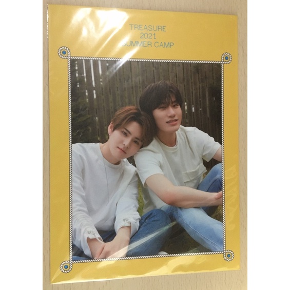 Treasure summer camp 2021 OFFICIAL Yedam Yoshi & Postcard Jihoon, Hyunsuk.