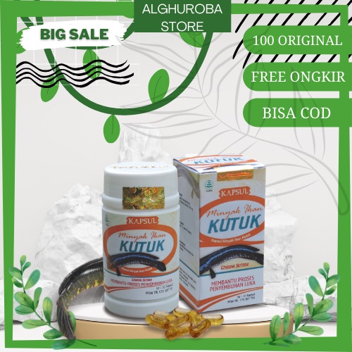 MINYAK IKAN Kutuk isi 30 kapsul kapsul ikan gabus | Obat Herbal Pasca Operasi IKAN KUTUK Tazakka HALAL BPOM