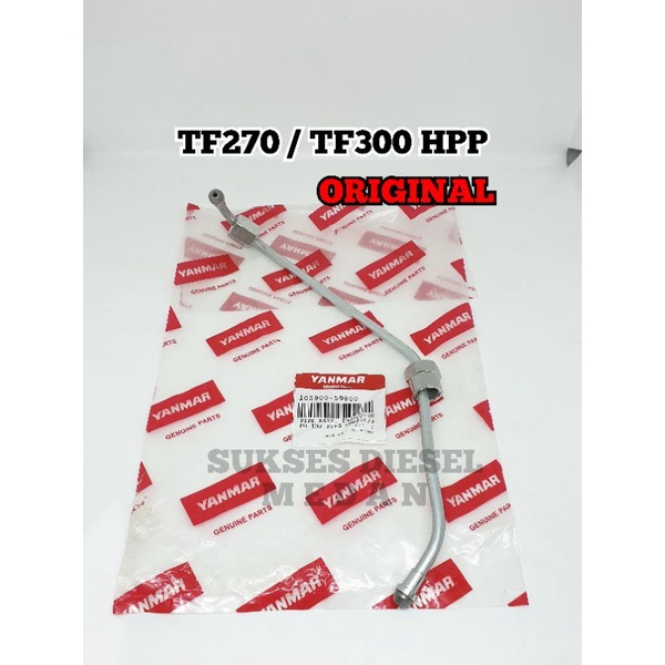 TF300 High Pressure Pipe HPP Selang Minyak Nozzel Nojel Mesin Diesel Yanmar Original