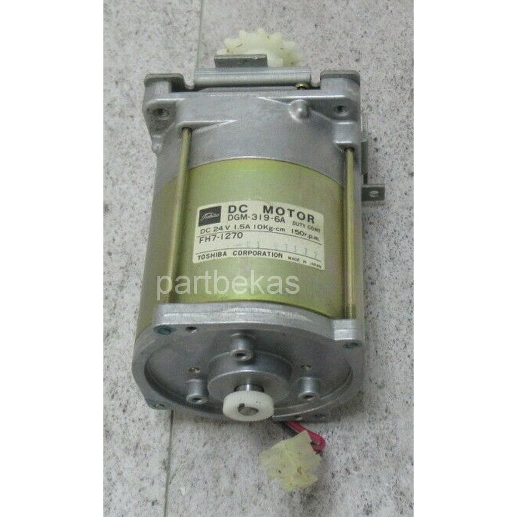 Toshiba Gearbox DC brushed motor DGM-319-6A 24V 150rpm