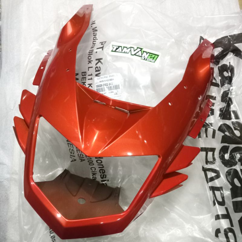 FAIRING BODY BARONG BATOK DEPAN ORANGE NINJA RR NEW KGP 55028-0402-14H