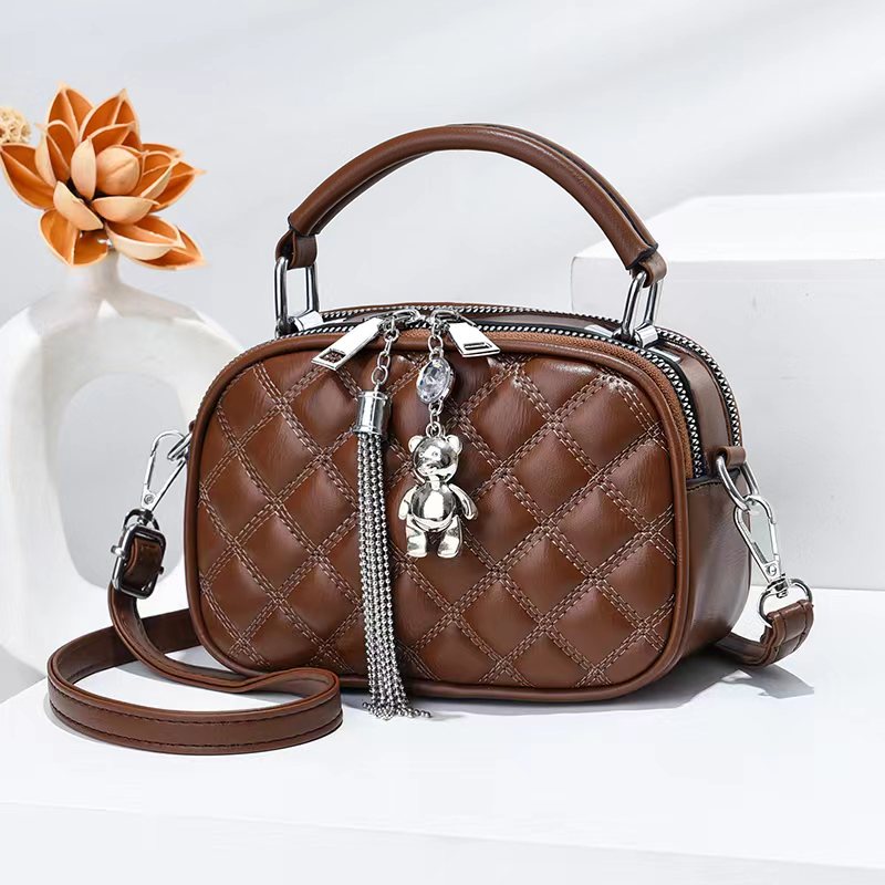 BJ62433 - BEIGE/BLACK/BLUE/BROWN/GREEN/KHAKI/YELLOW - TAS SLEMPANG WANITA FREE GANTUNGAN LUCU FASHION IMPORT MODIS ELEGAN TERMURAH TERLARIS TERBARU BAGSTORE JAKARTA TAS BATAM ZC2433