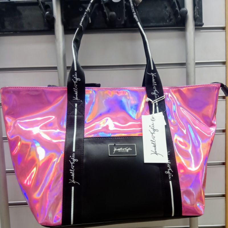 Jastip PAYLESS Kendall Kylie Bag ORI Tas Tote Pink Hologram