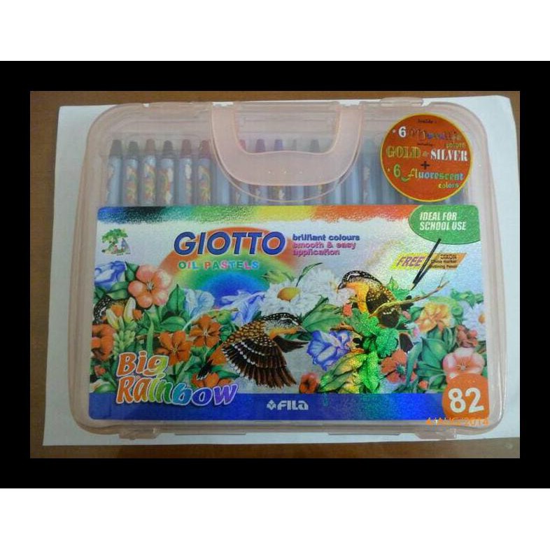 

UPDATE OIL PASTEL 82 COLOURS GIOTTO NEW PRODUCT PERALATAN MELUKIS MURAH