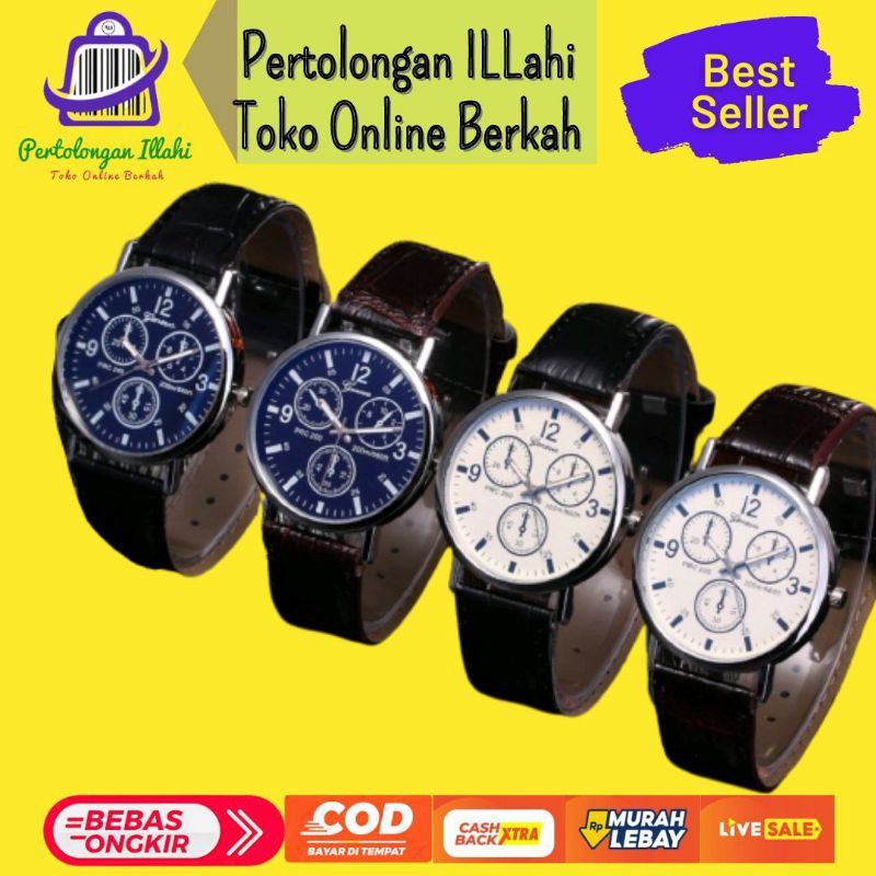 jam tangan genewa cewek cowok trendy keren murah meriah kwalitas bagus