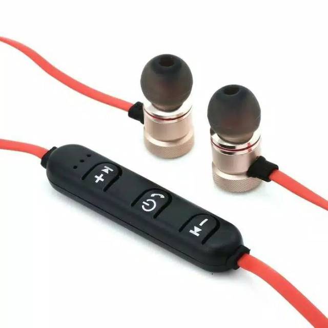 Headset bluetooth MAGNETIK MAGNET blutut wireless musik telpon sound system