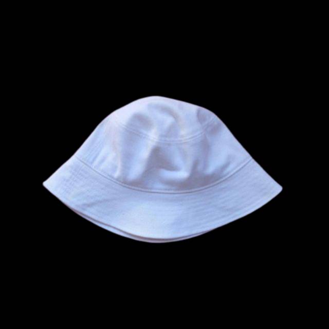 PREMIUM Topi bucket polos putih bahan kualitas disro japan drill unisex