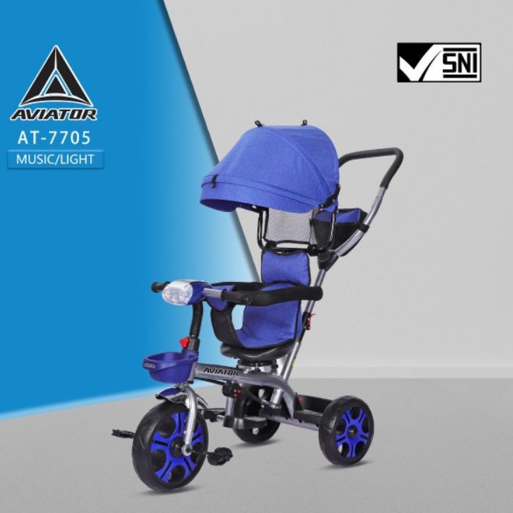 Sepeda anak roda tiga ticycle aviator AT 7705