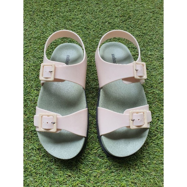 Melissa Wide Platform Ad Black Green Beige