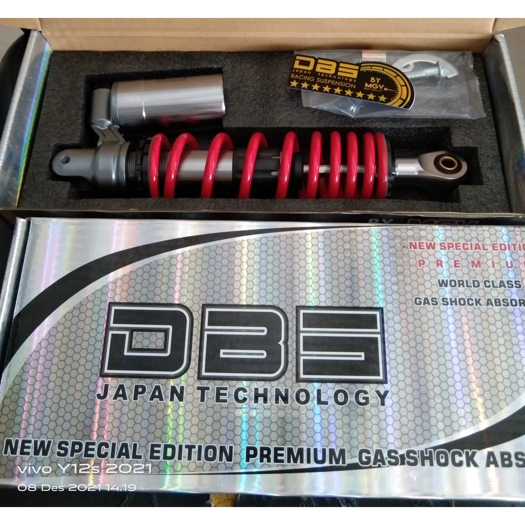 Shock Tabung DBS 722 TUBE E SERIES 310 mm Premium Single Tabung Bawah SHOCK MIO, SCOOPY, FINO, DLL