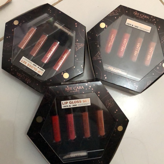 Nee cara set lip gloss