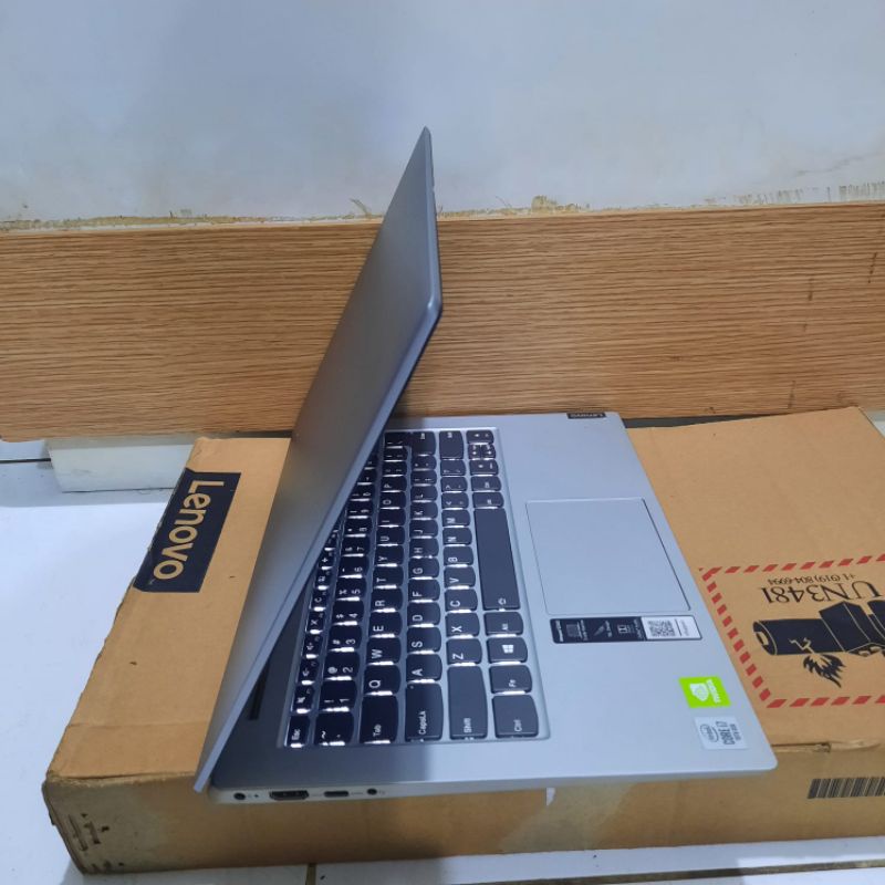 Laptop Lenovo Ideapad S340 81N9, Intel Core i7-10510U, Gen 10Th Ram 8Gb/512 SSD Nvdia MX230 2GB Mulus FULLSET GARANSI