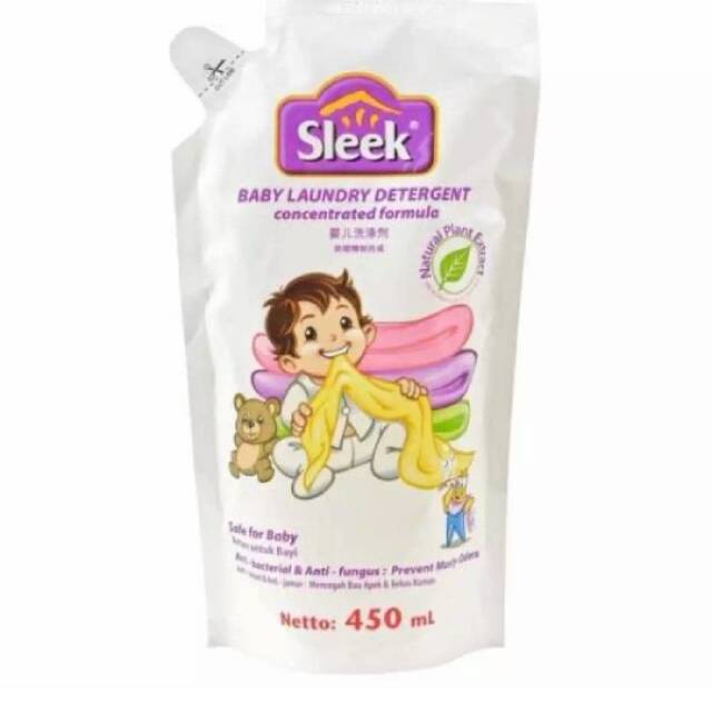 Sleek Baby Detergen 450ml bonus 20%