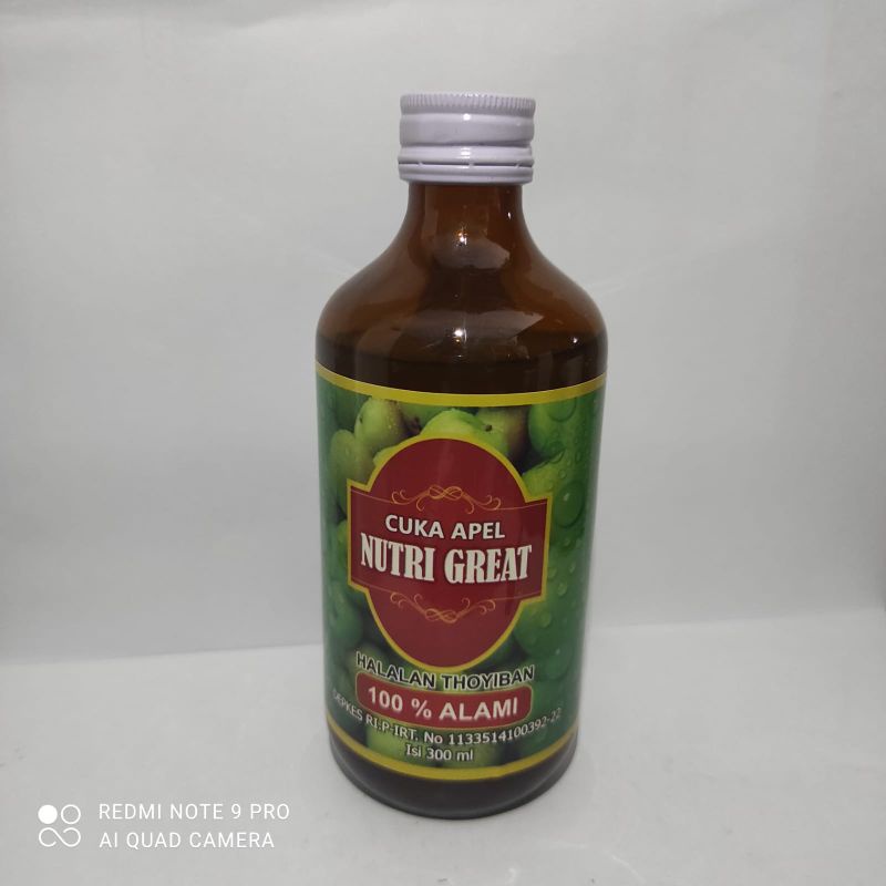 

cuka apel nutri great halalan thoyiban 300ml