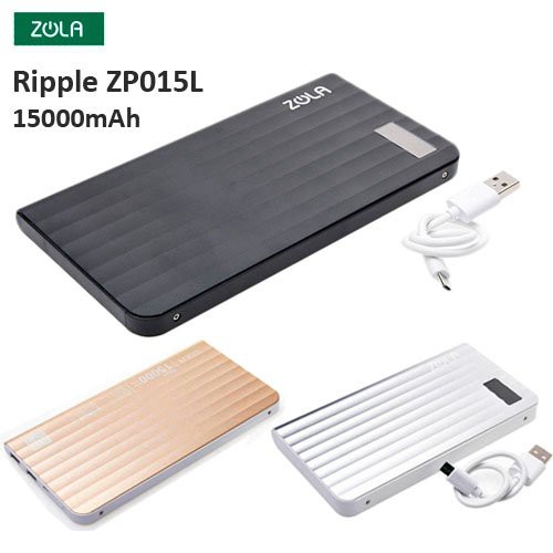 POWERBANK POWER BANK PORTABLE ZOLA RIPPLE 15000MAH