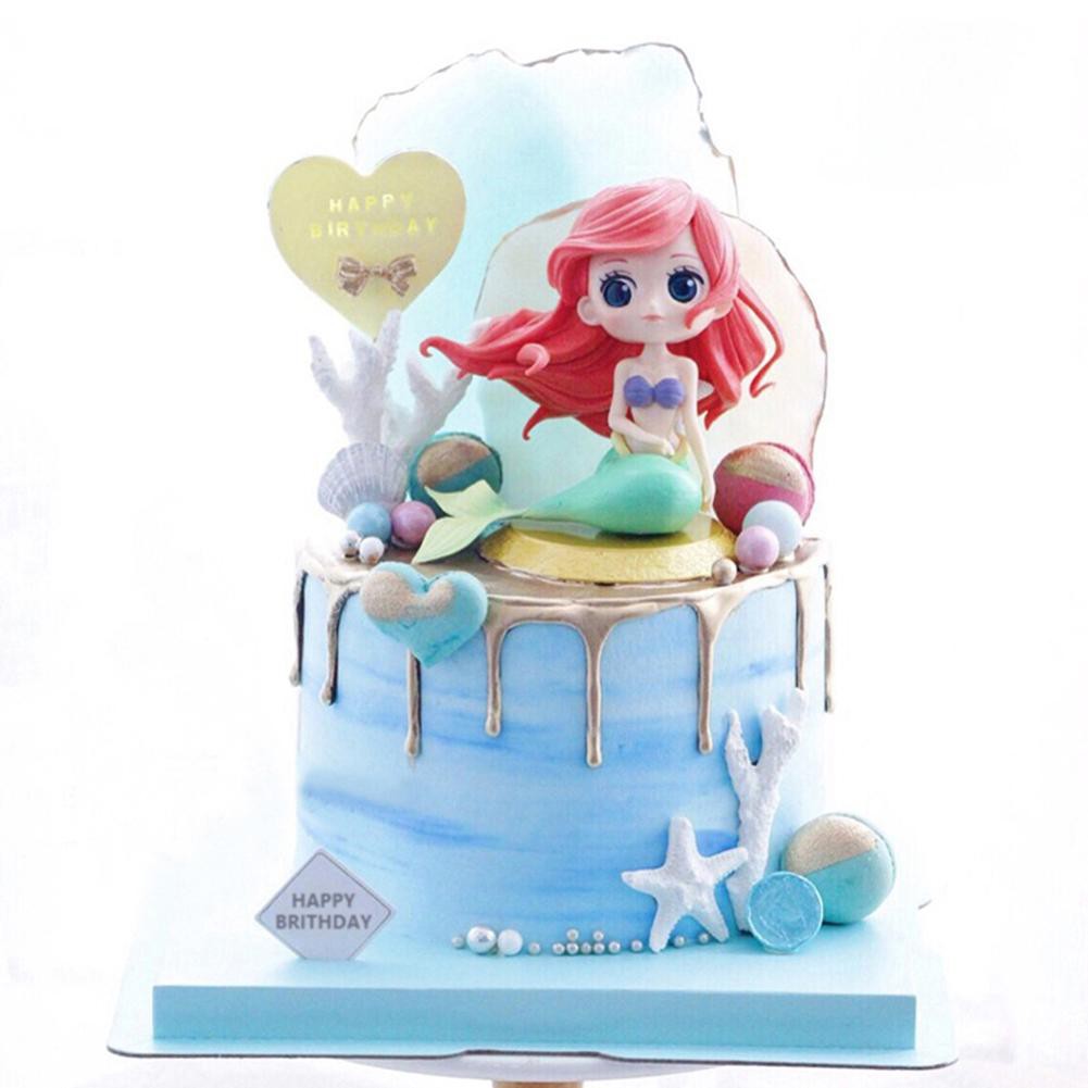 Topper Kue Dekorasi Pesta Anak Princess Balerina Snow White Mermaid frozen sofia