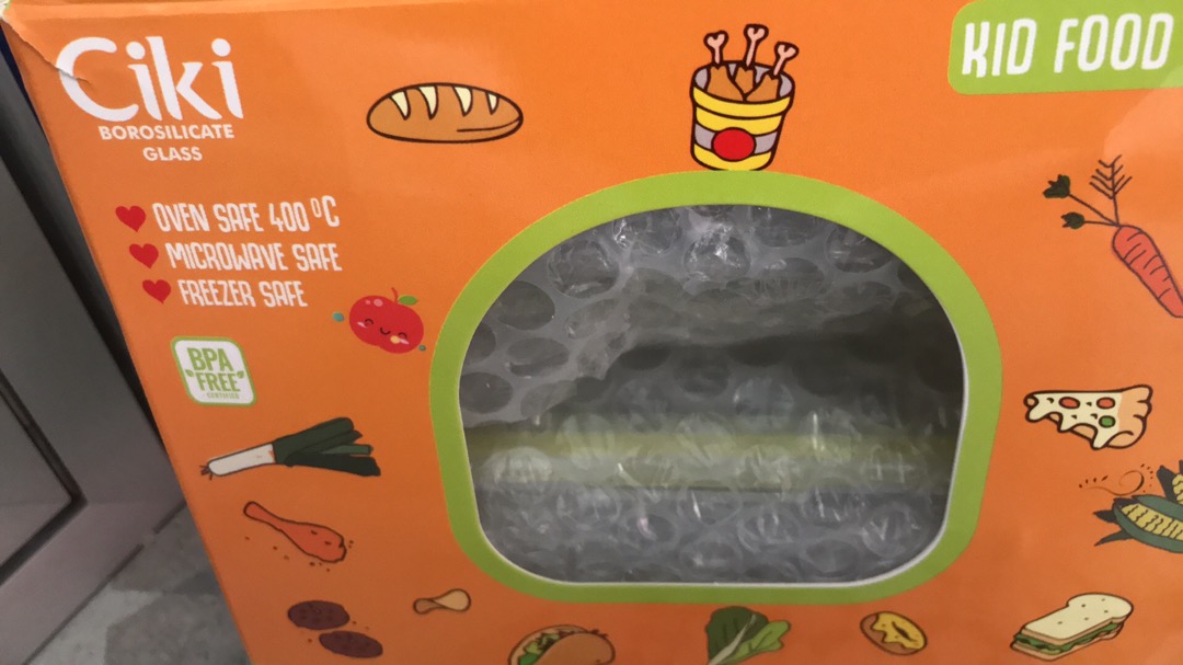 [new] Ciki Food Container 650ml. Kotak Makan / Bekal Bahan Kaca