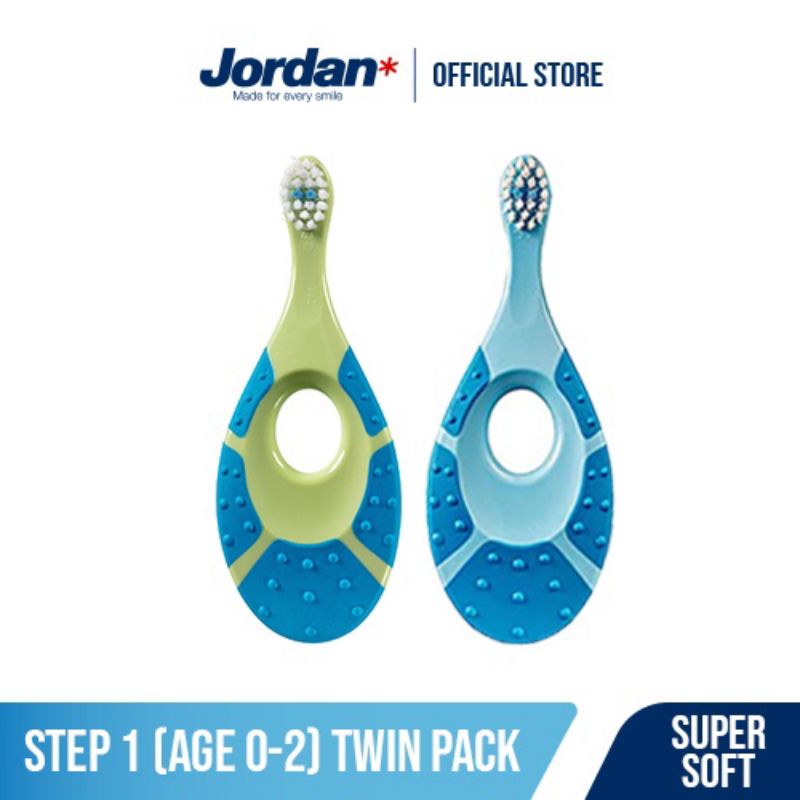 Jordan Sikat Gigi Anak Step 1 Twin Pack