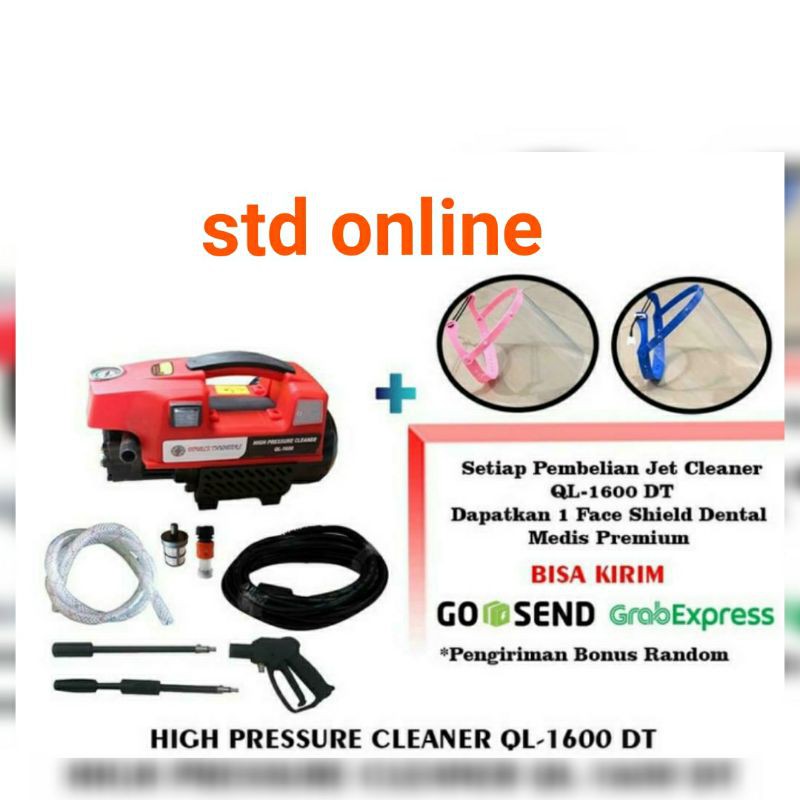 Mesin steam cuci motor & mobil QL 1600 DT Mesin steam listrik