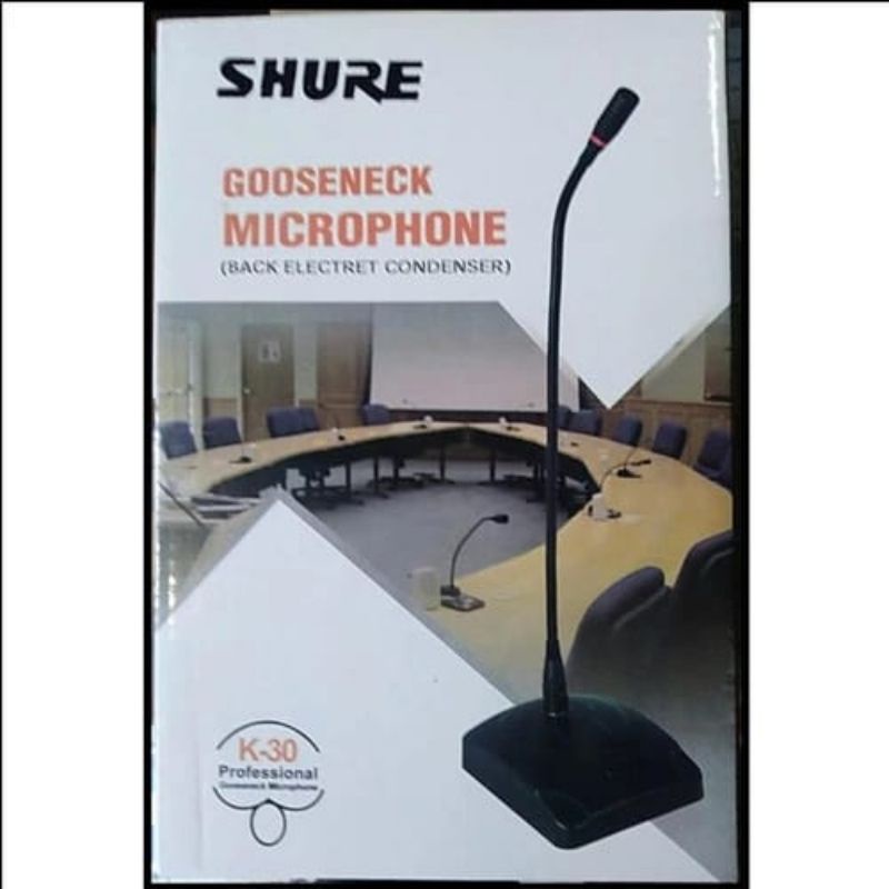 mic shure K30 mic podium shure K 30 free kabel mic condemsor mic meja shure mic imam microphone mic monitor