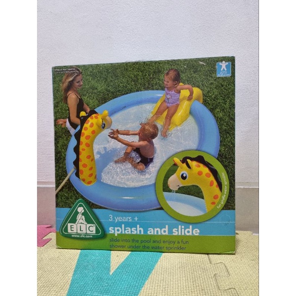Kolam anak ELC Splash and Slide Giraffe Preloved