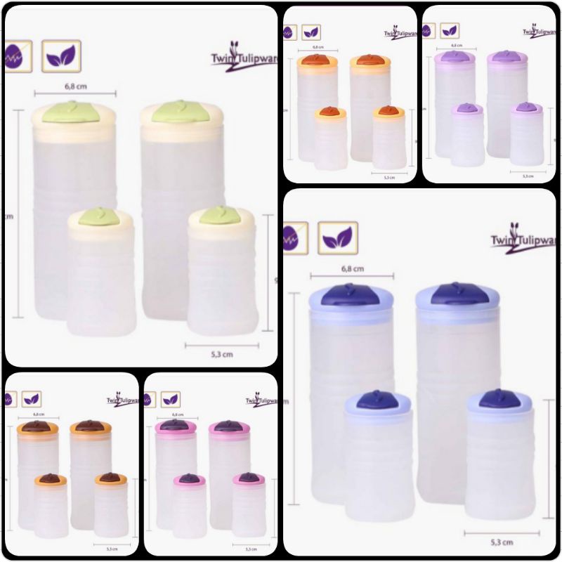 condiment set tulipware