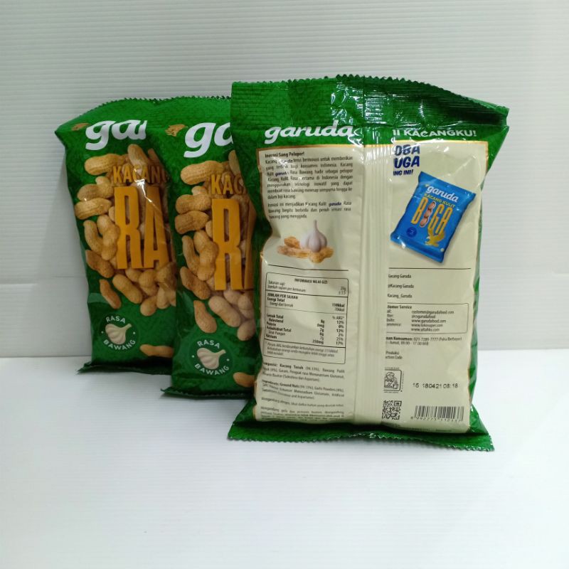 

Garuda Kacang Kulit Rasa Bawang 100gr [3pcs]