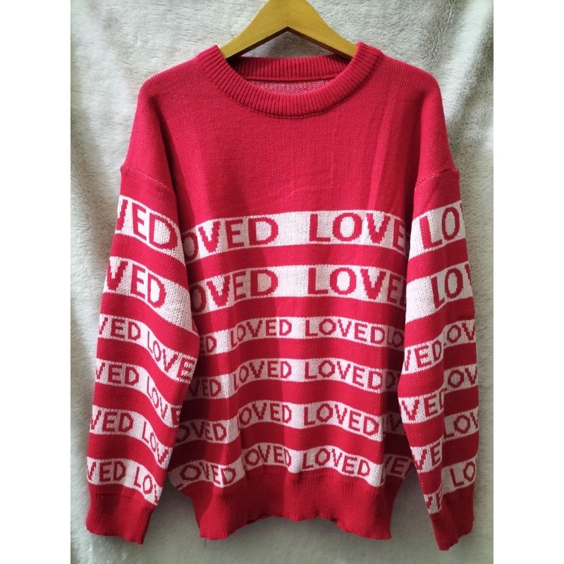 SWEATER SUGA LOVED UNISEX PREMIUM//SWEATER OVERSIZE