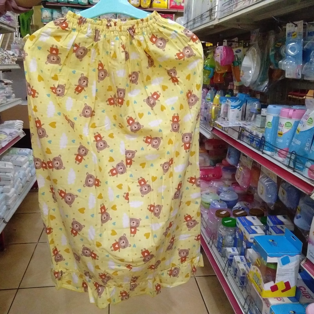 Mukena Anak Katun Halus Bermotif Untuk Usia 1 - 4 Tahun Free Tas