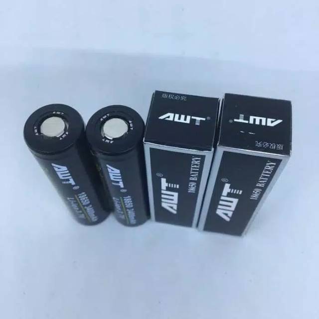 Elektronik kecil lainnya Battery Murah AWT HITAM 3400 MAH IMR 18650