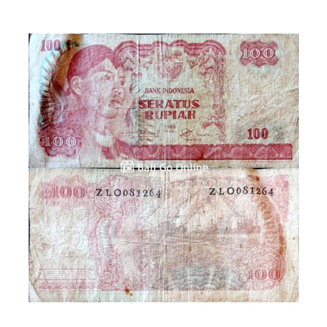 Koleksi Uang Kertas RP100 1968