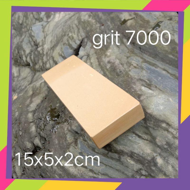 Batu asah asli alam  Asahan pisau grit 7000