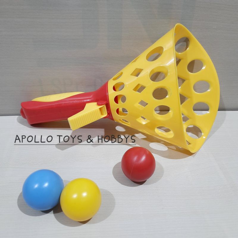 MAINAN ANAK BALL CATAPULT / PERMAINAN TANGKAP BOLA