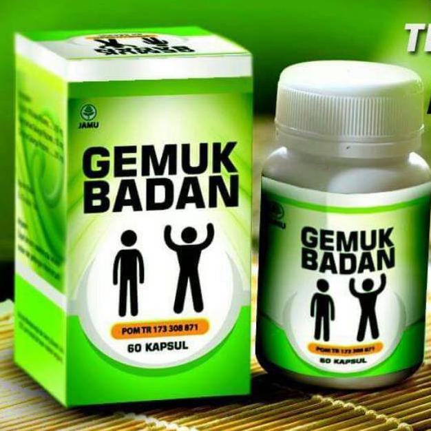 Kapsul Gemuk Badan Al Mabruroh Penggemuk Badan Original Isi 60 Kapsul