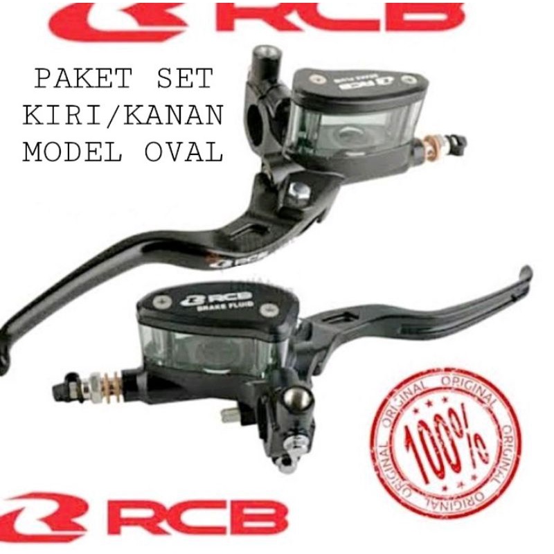 Master rem RCB set kiri/Kanan Oval 14mm Original RCB nmax old nmax new2020 pcx150 pcx160new