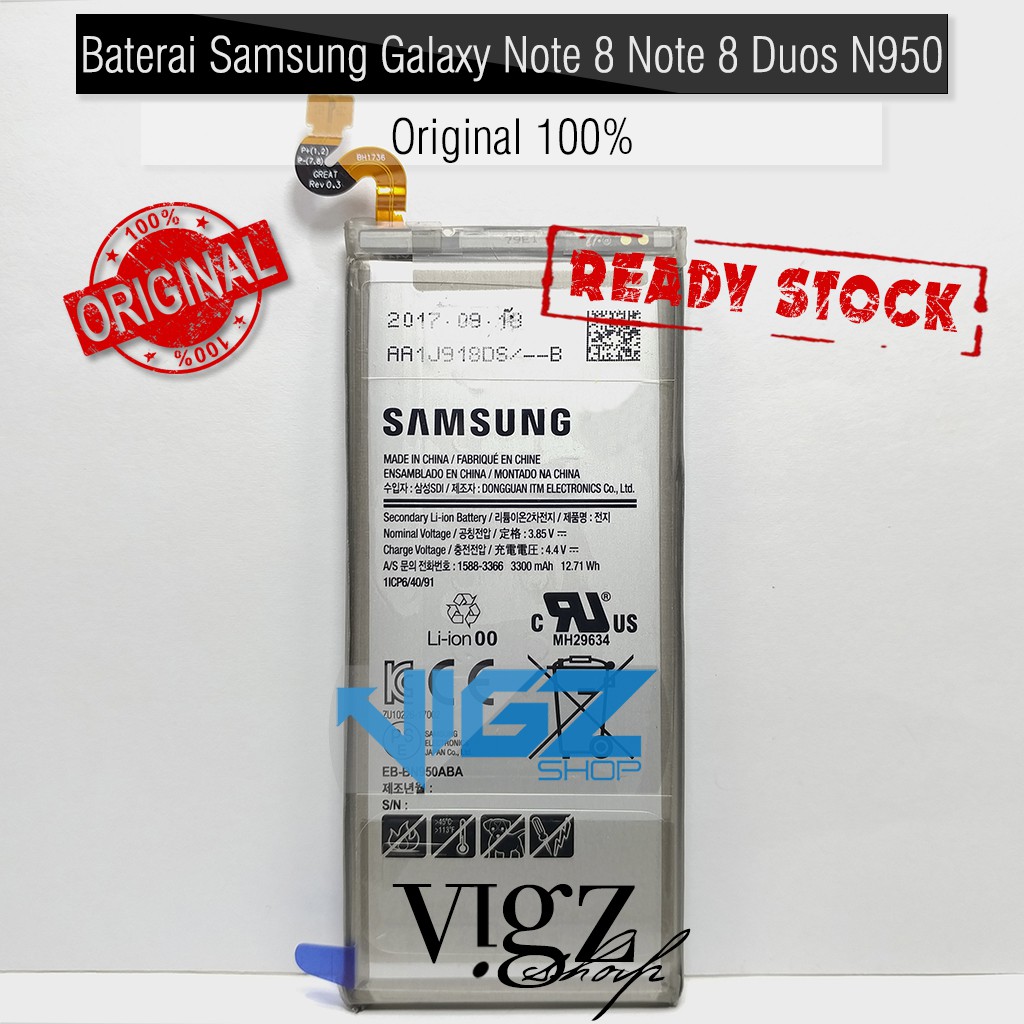 Baterai Samsung Galaxy Note 8 Note 8 Duos N950 EB-BN950ABE Original 100%