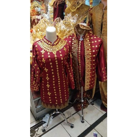 baju adat palembang bridar tabur