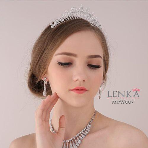 [PRODUK FAVORIT] MAHKOTA PESTA AKSESORIS WEDDING PENGANTIN CROWN MPW007