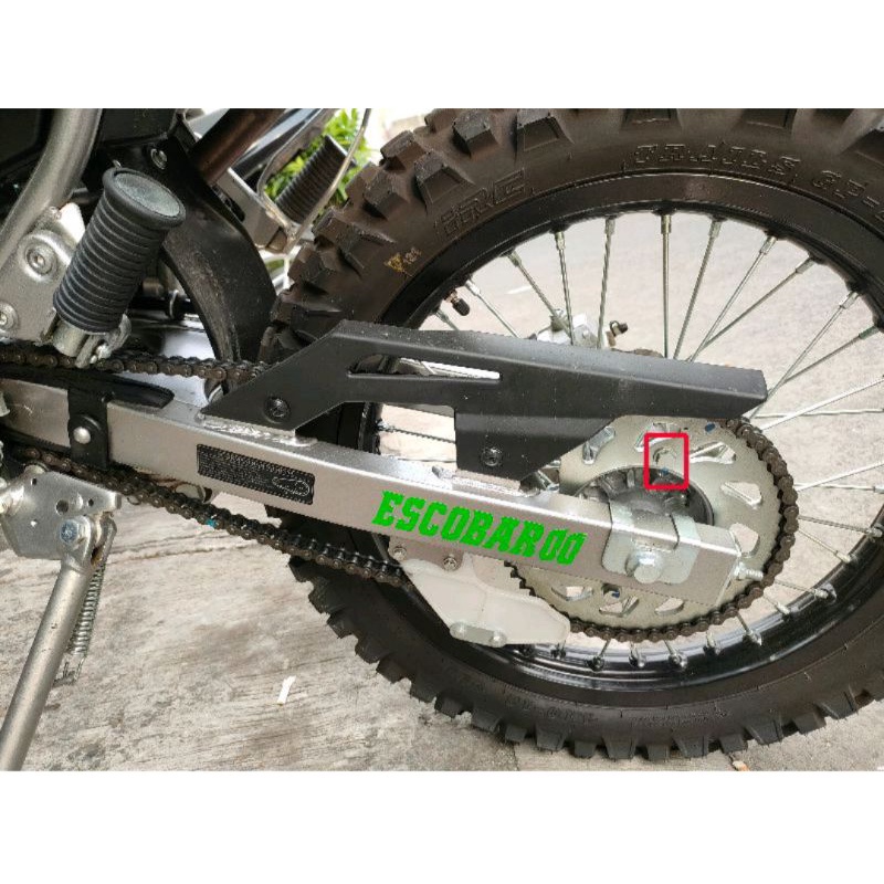 Set Baut Gear Plus Mur Gear KLX Probolt Original Stainless Thailand