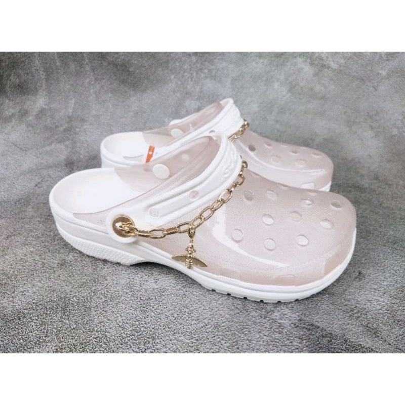 Crocs classic translucent / Crocs yangmi collab  / sandal Crocs wanita