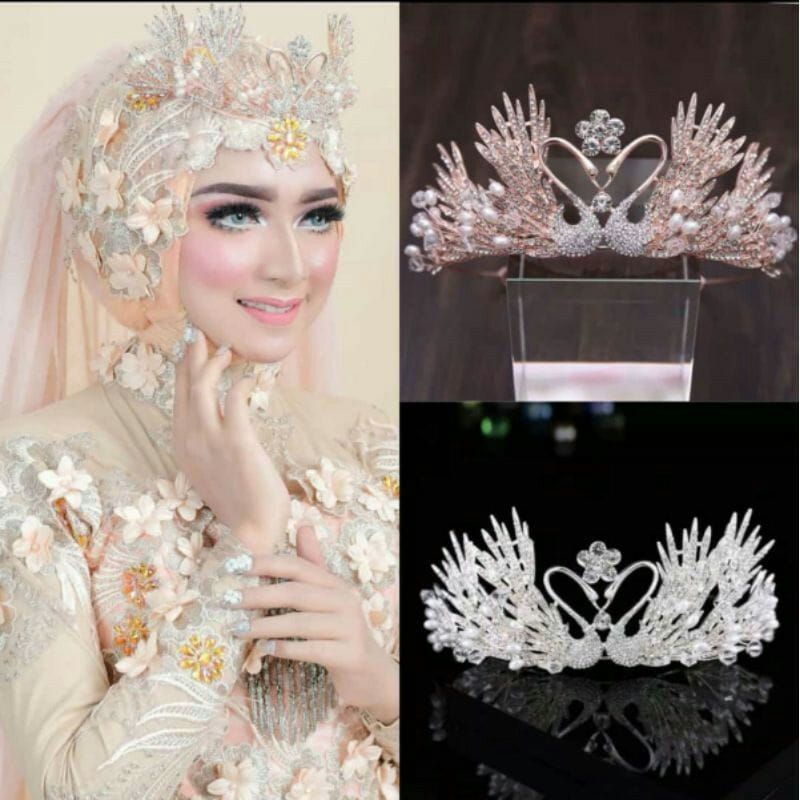mahkota pengantin angsa